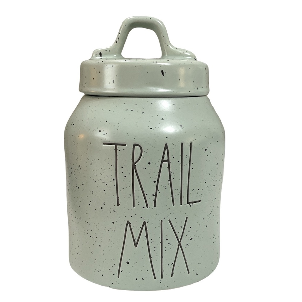 NEW Rae Dunn Baby TRAIL MIX Speckled Canister 🥜🥨